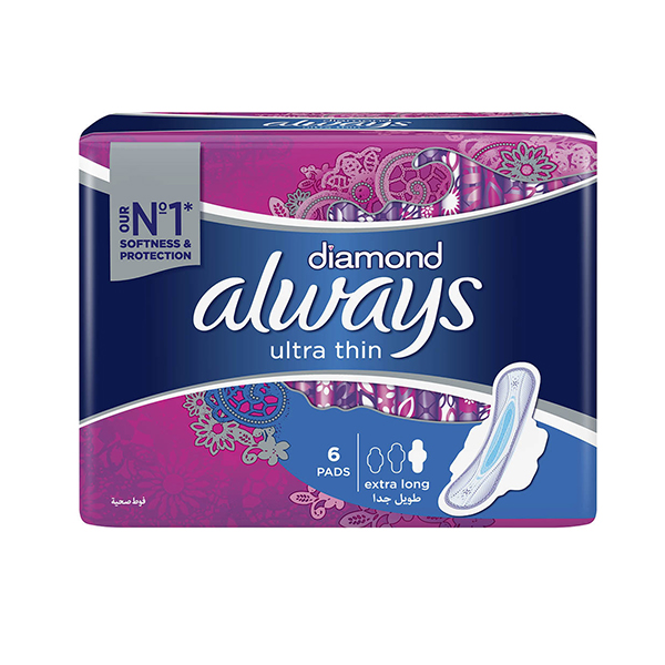 Always Diamond Ultra Thin 6 Pads